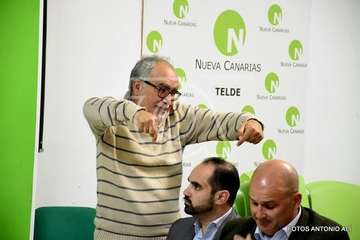 Asamblea de Nueva Canarias de esta tarde en Telde (foto Antonio Alí)